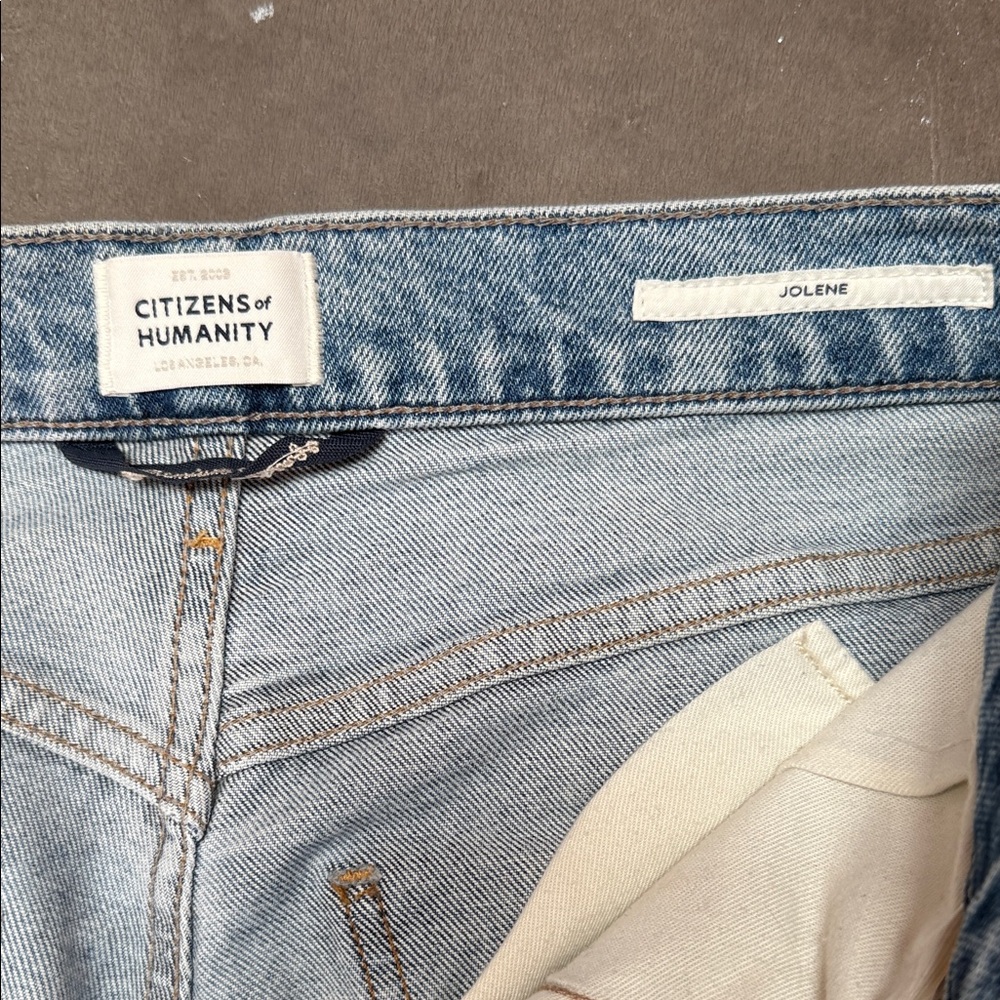 Citizens of Humanity Jolene high rise slim straight jeans womens size 26 - Picture 3 of 12